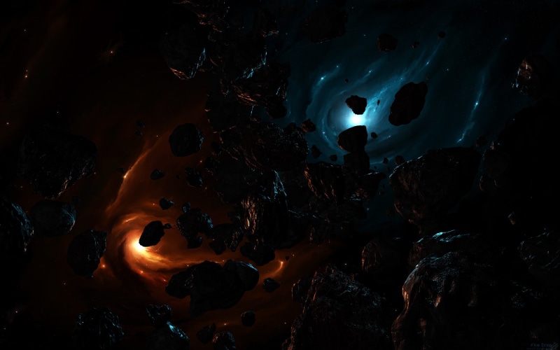 light, 2K, 3d, digital, space, art, fi, science, CG, Good, Dark, fiction, Evil, rocks, sci