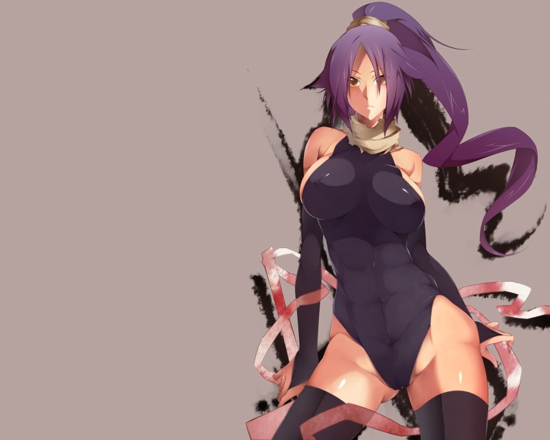 yoruichi, shihouin, Shihouin Yoruichi, art, x, 1080P, anime, bleach, hd
