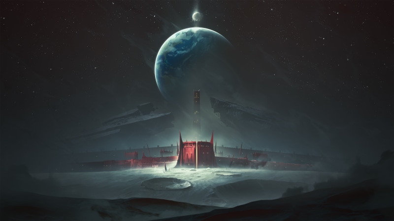 video games, science fiction, Earth, 4K, Destiny 2 (video game), shadow keep, Moon