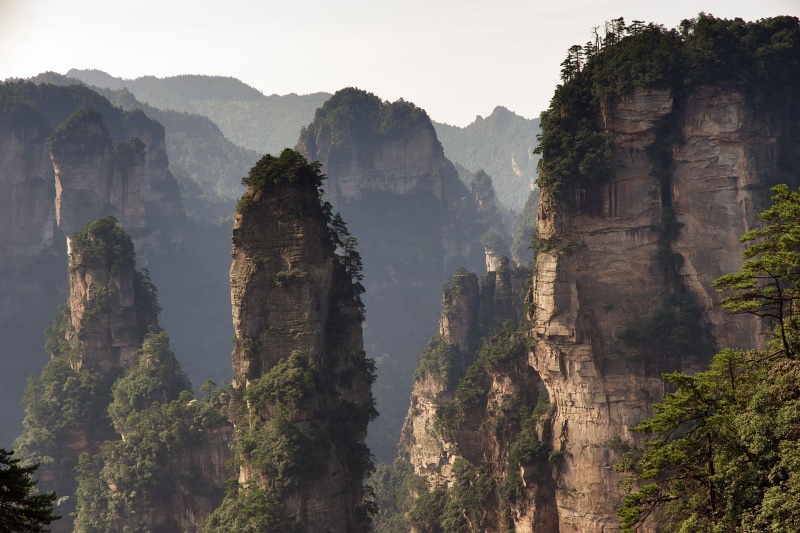 China, 1080P, landscape, Zhangjiajie National Park
