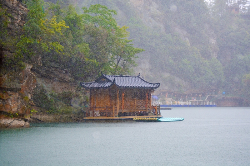 land, baofeng, day, building exterior, plant, no people, tranquility, built structure, landscape, zhangjiajie, nature, china, building, beauty in nature