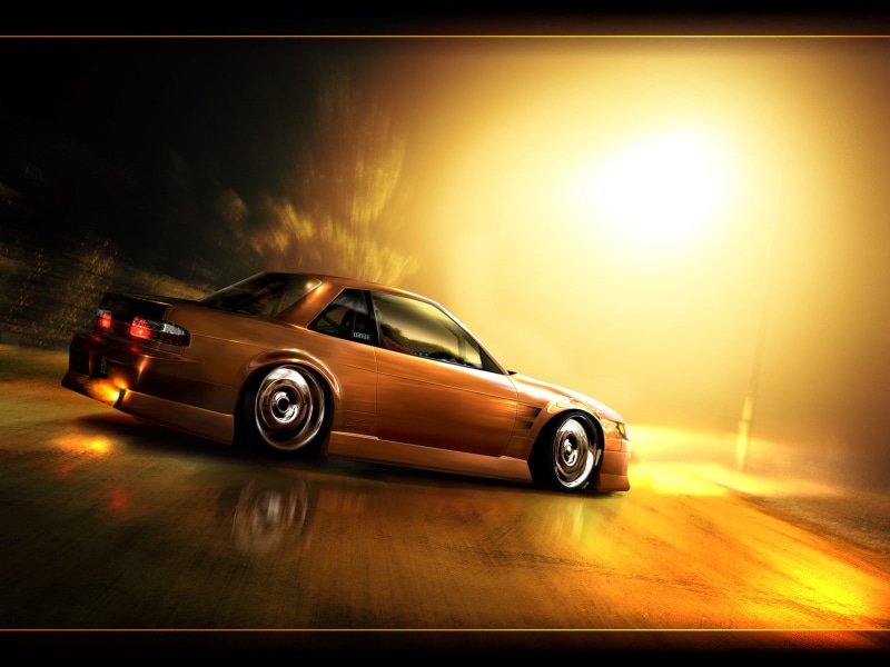 car, S13, vehicle, artwork, nissan silvia, drift, Nissan, Silvia, tuning, 720P
