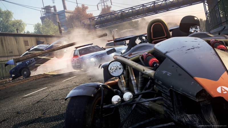 1080P, Need for Speed, mode of transportation, stationary, video games, wanted, road, Need for Speed: Most Wanted (2012 video game), building exterior
