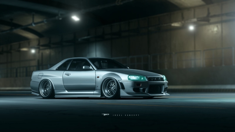 The Prelude - Skyline R34, JREEL, Payback, JREEL *, by JREEL *, 1080P, Nissan Skyline, GT-R, Nissan, Transport and Vehicles, by JREEL, Skyline, GT-R R34