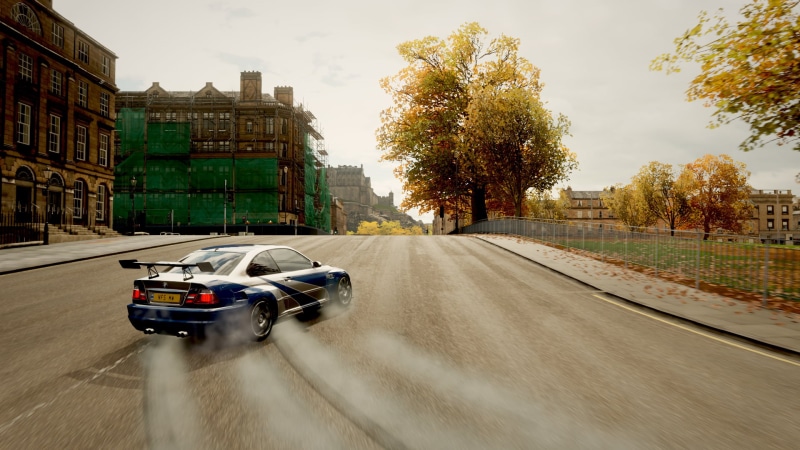 1080P, BMW M3 E46 GTR, Need for Speed, BMW E46, BMW, sunset, fall, Drifting, E-46, Forza Horizon 4, Need for Speed: Most Wanted, BMW M3 E46, BMW 3 Series