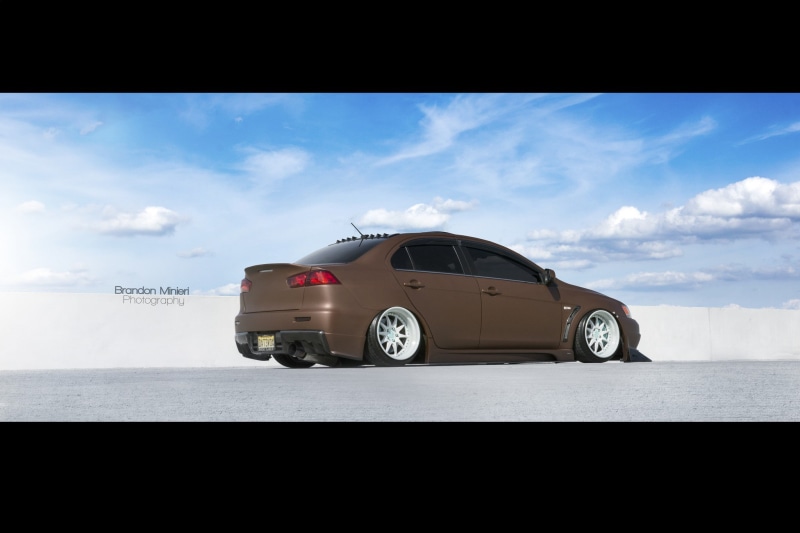 vehicle, 1080P, car, Mitsubishi Lancer Evo X, chocolate, Mitsubishi, Mitsubishi Lancer, evolution