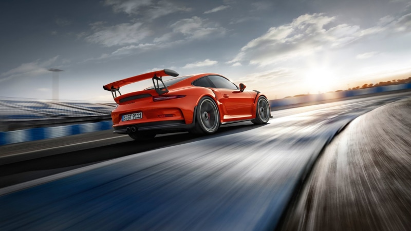 Porsche 911 GT3 RS, Sport Car, Car, Vehicle, Porsche, 1080P, Porsche 911 GT3, Porsche 911, Orange Car
