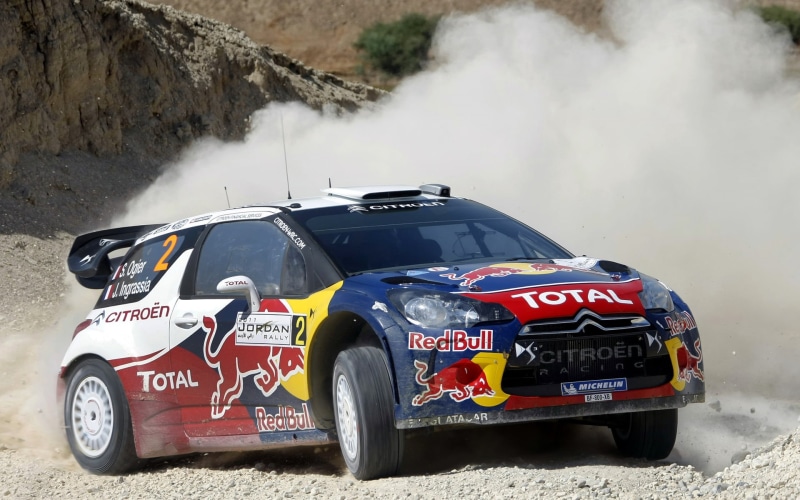 Citroën, motor vehicle, white, day, smoke - physical structure, speed, text, 1080P, hatchback, communication, sport, dust, red, transportation, citroen