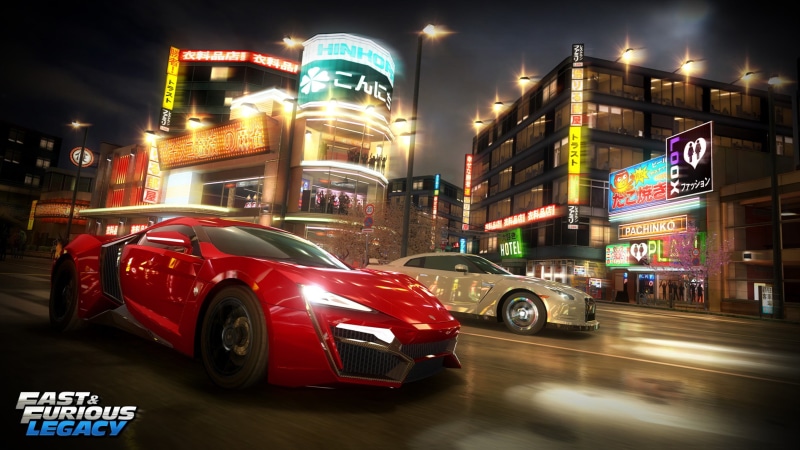 red, street, iOS, Fast and Furious: Legacy, transportation, road, blurred motion, built structure, 2K, outdoors, car, building, motion, Fast and Furious