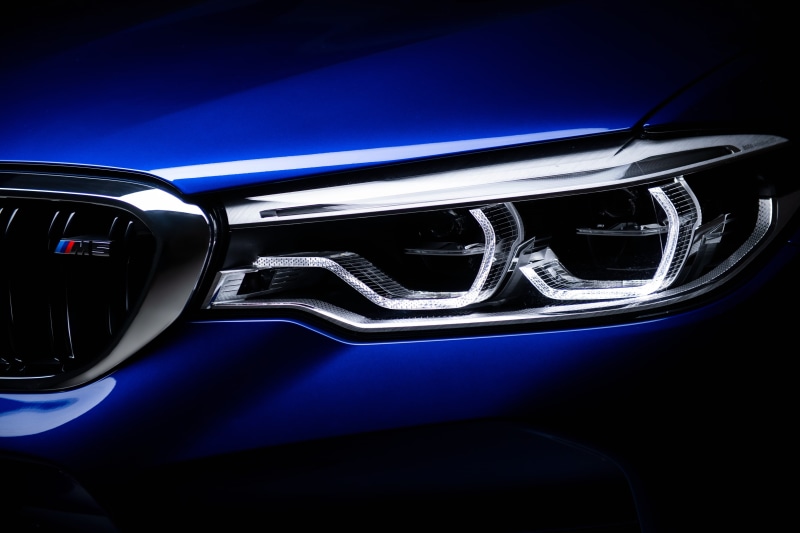LED headlights, 2019, 4K, 4K, BMW M5