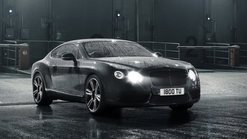 bentley continental gt, bentley, continental, 1080P, wet, gt, headlights, car