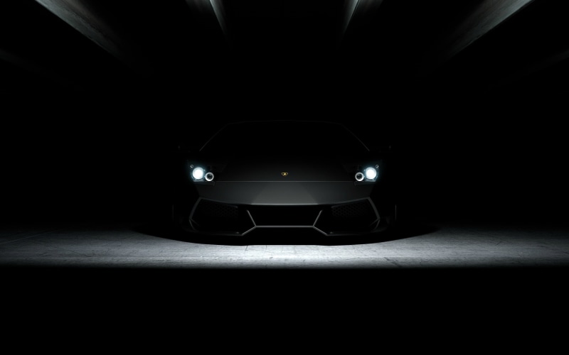 diminishing perspective, lighting equipment, Headlights, no people, car, illuminated, indoors, light - natural phenomenon, land vehicle, direction, architecture