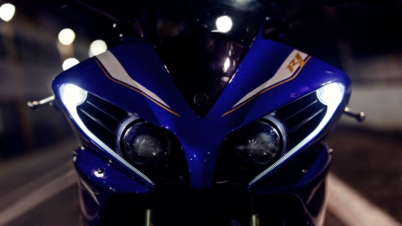 motorcycles, hd, Yamaha, 1080P, Motorbikes, art, r, headlights