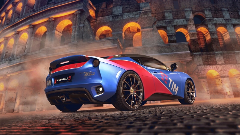 Sport Car, Asphalt 9: Legends, Video Game, 1080P, Blue Car