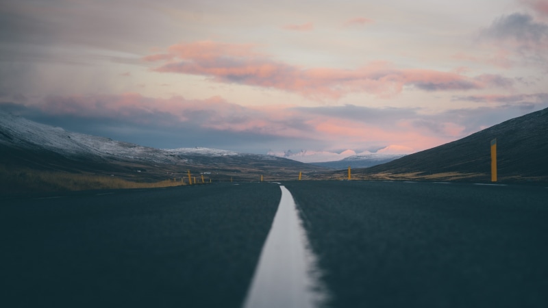 2K, sky, road, mountains, asphalt, landscape