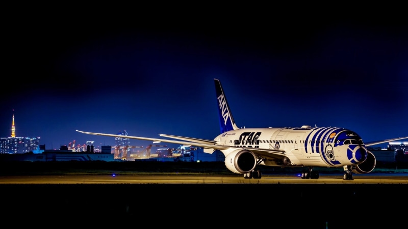 dusk, Boeing, clear sky, sky, aerospace industry, photography, on the move, blue, Boeing 787, illuminated, white, mode of transportation, business, night