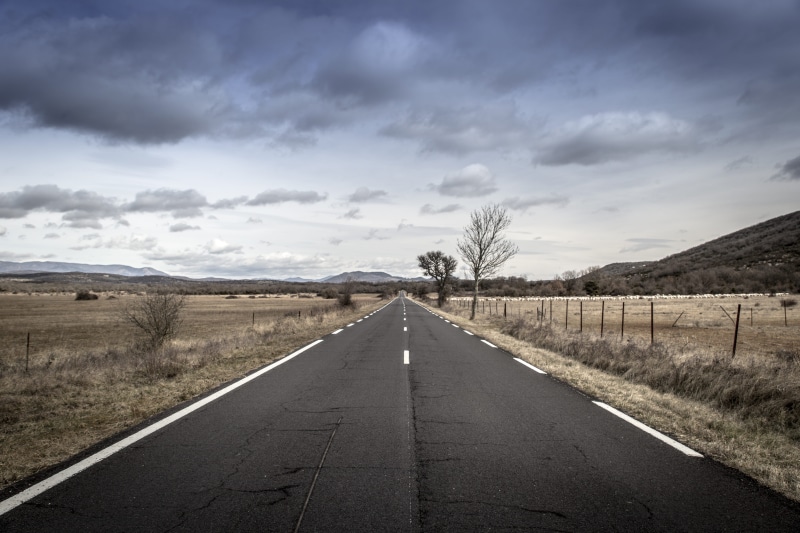 tarmac, nature, the way forward, vanishing point, road, scenics - nature, way, mammal, linen, 5K, urban, city, bull, dividing line, building, long, asphalt