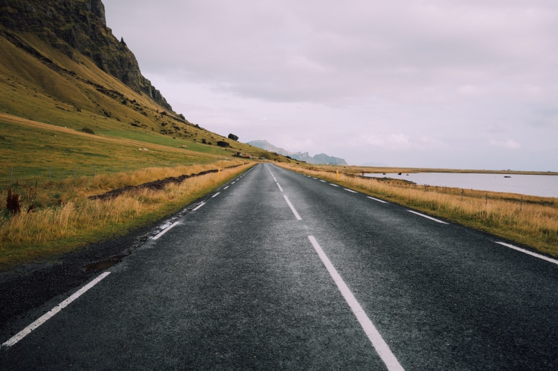 direction, cloud - Sky, road, travel Locations, mountain, outdoor, blue and white, 8K, no People, landscape, scenics - nature, road marking, beauty in nature