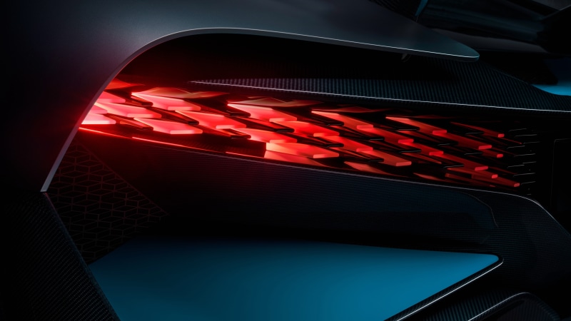 2019, Bugatti, 4K, Lights, Divo, LED, Tail