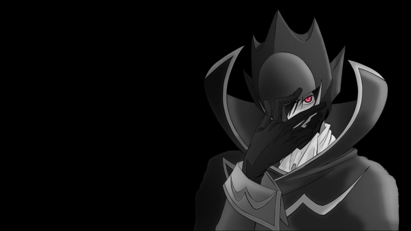 code, hairstyle, rear view, standing, women, Code Geass, nature, cut out, lifestyles, studio shot, young adult, Lelouch Lamperouge, Anime, adult, art and craft