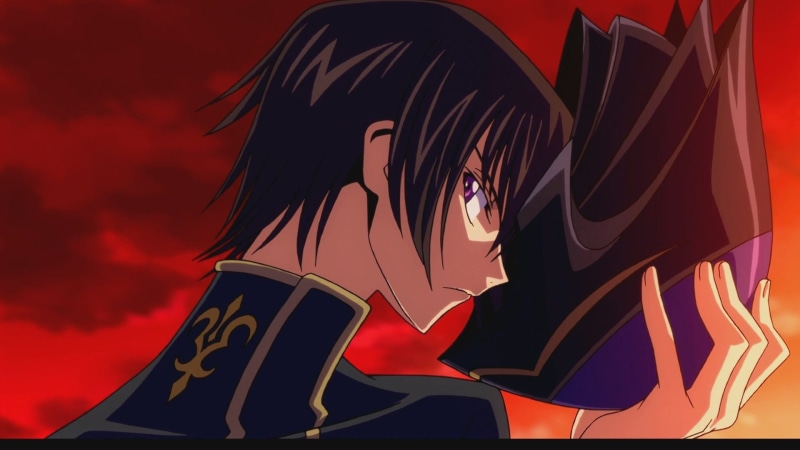 anime, Code Geass, creativity, indoors, abstract, day, arts culture and entertainment, close-up, no people, low angle view, shape, Lamperouge Lelouch, looking at viewer