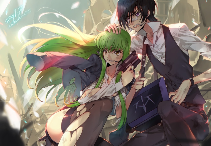 C.C., Lamperouge Lelouch, Code Geass, 1080P