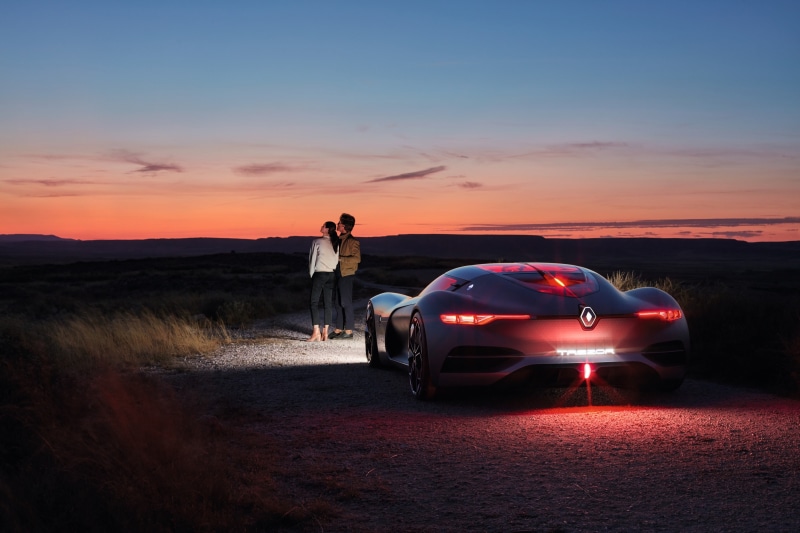 girl, ostentation, desing, land vehicle, mountain, technology, 4K, kumo, couple, landscape, nature, land, concept, high standard, Trezor, dream consumption