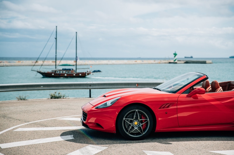 land, mode of transportation, beach, vehicle, technology, View, luxury, Trip, transportation, cloud - sky, Race, nautical vessel, wheels, travel, design