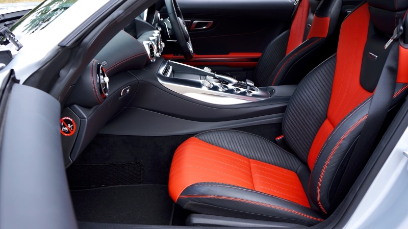 4K, seat, technology, sports car, Gt, wheel, silver, no people, mercedes-amg, interior, motor vehicle, wealth, opened, competition, auto, vehicle interior