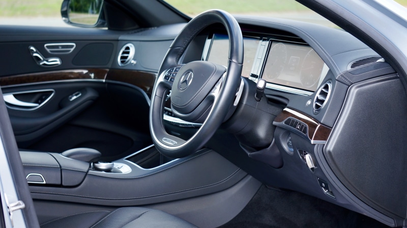 no people, personal land vehicle, arm, style, car interior, benz, vehicle, technology, comfort, wealth, comfortable, vehicle interior, transport, mode of transport