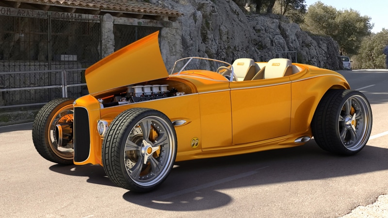art, classic, cars, hot rod, car, hot, sinclair, HD, 1080P, Ford, rod