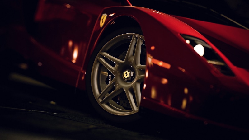 tires, Ferrari Enzo, car, video games, Gran Turismo 5, 2K, rims