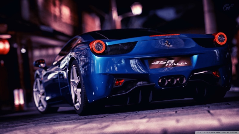 car, Ferrari 458 Italia, video games, Ferrari, Gran Turismo 5, 1080P