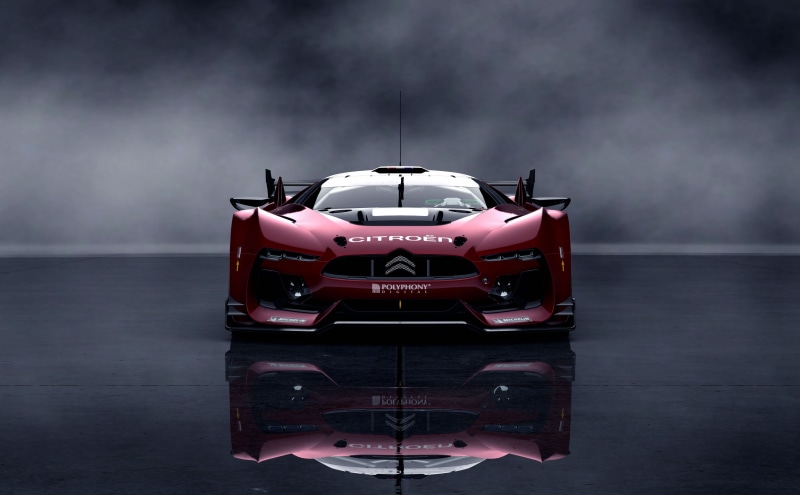 red, no people, race, supercar, mode of transportation, citroen, Gran Turismo, digital composite, citroen gt, Games, transportation, video game, car, indoors