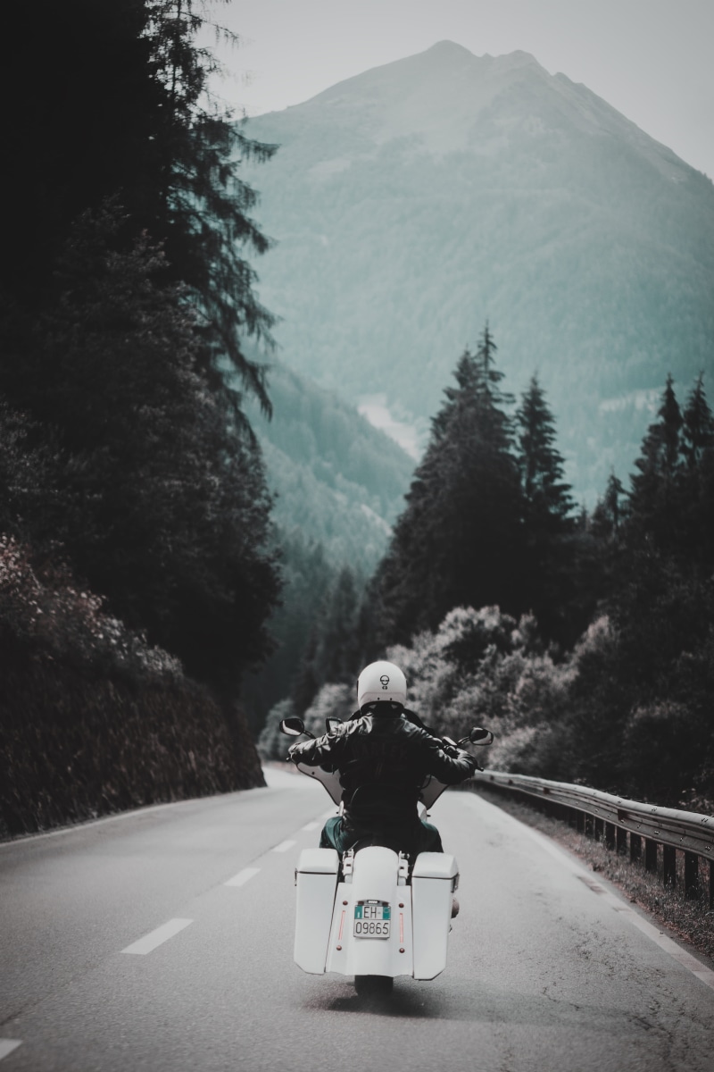 landscape, photography, travel, mode of Transport, 5K, harley davidson, street, riding, driving, transportation, man, road Trip, speed, land Vehicle, focus