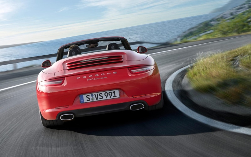 cars, cabriolet, convertible, carrera, 1080P, porsche, red, car