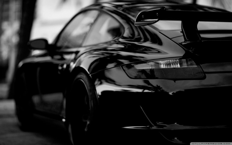 Porsche, vehicle, 720P, close-up, reflection, coupe, car, day, black, no people, Porsche 911, glass - material, focus on foreground, outdoors, metal, transportation