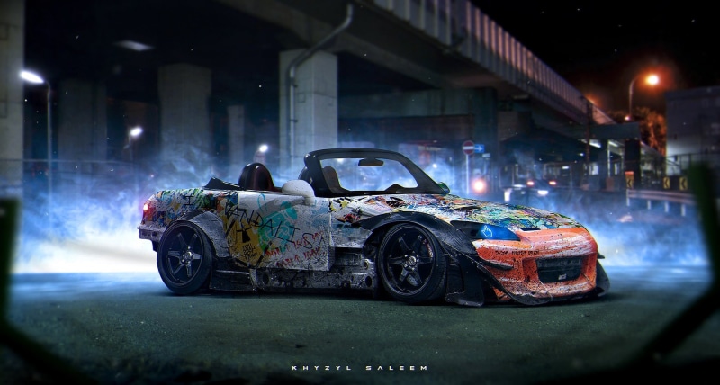 Khyzyl Saleem, 720P, honda s2000, Stance, Honda, car, futuristic