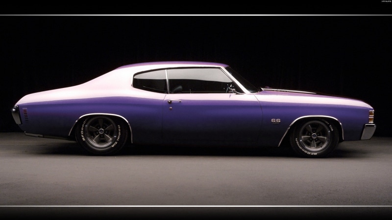chevelle, coupe, hd, purple, car, chevrolet, cars, classic, 1080P