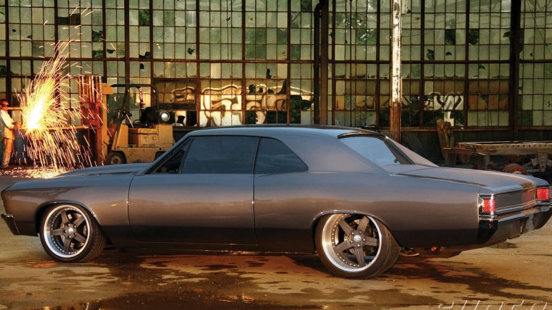 chevelle, sparks, hd, cars, car, chevrolet, classic, 1080P