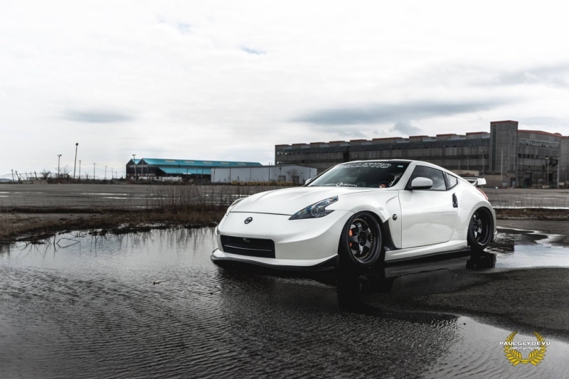 city, nature, motor vehicle, transportation, water, mode of transportation, tuning, outdoors, luxury, built structure, architecture, Nissan 370Z, factories