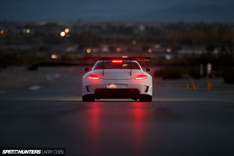 travel, city, 1080P, illuminated, Mercedes-Benz, no people, night, street, Speedhunters, red, road, tail light, motor vehicle, motion, architecture, Super Car
