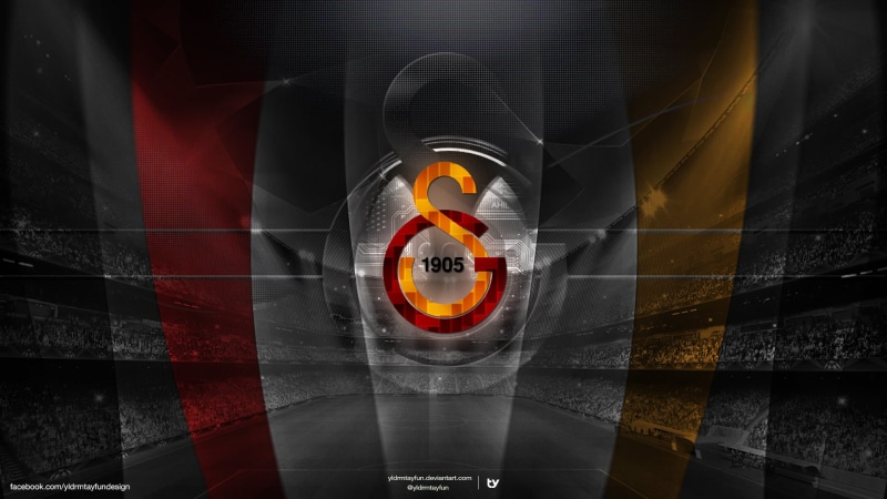 Galatasaray S.K., Soccer, Logo, Emblem, 1080P