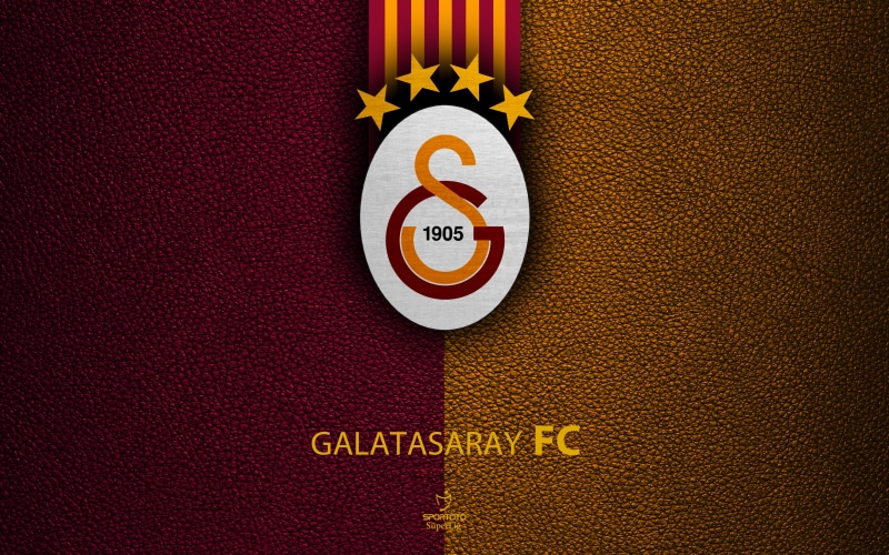 Galatasaray S.K., Logo, 4K, Soccer, Emblem