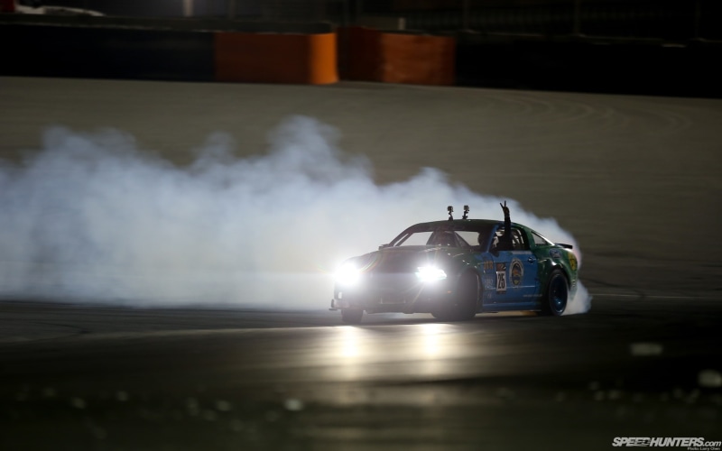 night, racing, blue, drift, smoke, mustang, car, ford, hd, 1080P, lights, cars