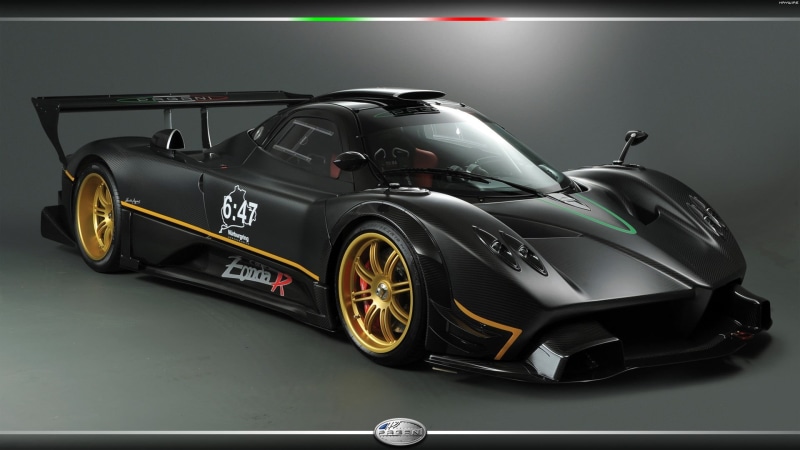 auto racing, motorsport, speed, no people, mode of transportation, land vehicle, professional sport, supercars, silver colored, 1080P, chrome, Pagani