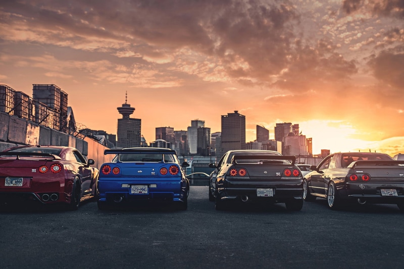Nissan Skyline GT, 720P, nissan gt, R R35, R R34