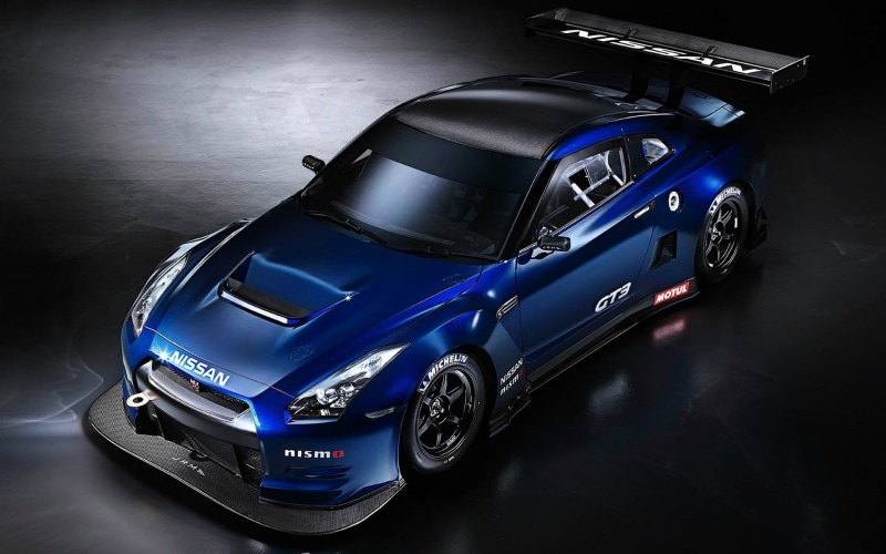 vehicle, 1080P, Nissan, Nissan Skyline GT-R R35, car, blue cars