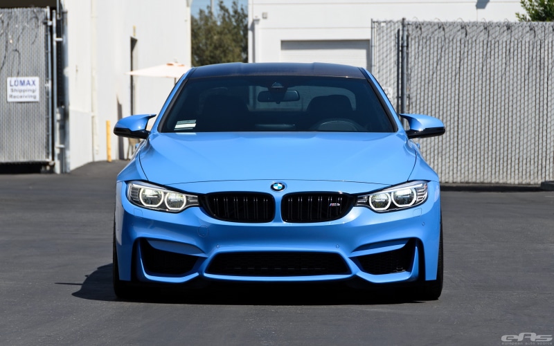 blue cars, BMW, BMW 4 series, car, M4, 2K