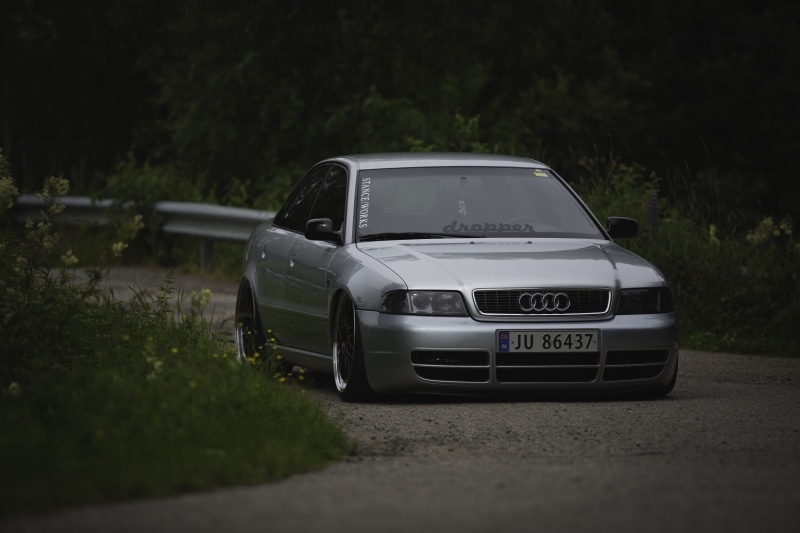 nature, field, car, toy, Audi RS4, Stance, 5K, road, mode of transportation, transportation, stationary, Norway, Stanceworks, land, road trip, lowered
